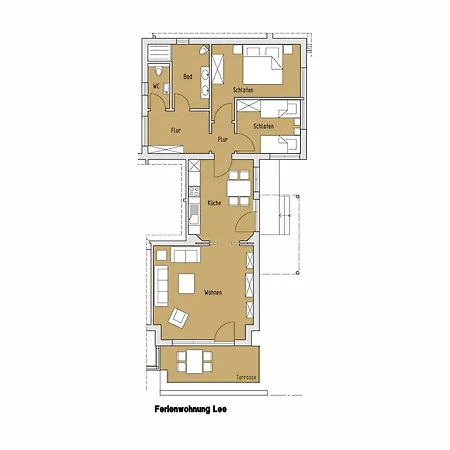 Strandhaus - Lee Apartment Borkum